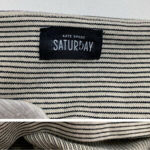 Kate Spade Dress Women S Small Multi Stripe Saturday Slant Neck Long Sleeve Mini